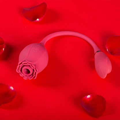 Mermaid Rose Sucking Vibrator with Love Egg Vibe