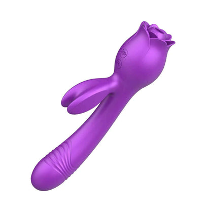  Rabbit Rose Toy | 3-in-1 Vibrator