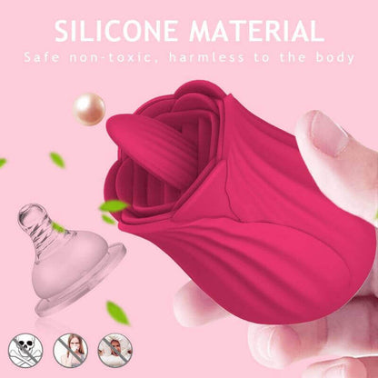 Rose Toy Thick Tongue Vibrator – 2.0 Rose Vibrator for Women