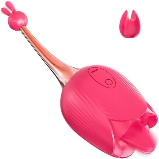 Rose Toy Clit Vibrator and Licker