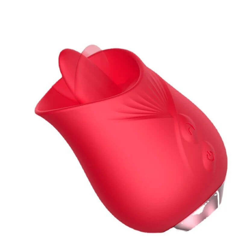 Rose Tongue Licking Toy G spot Hit Mini Vibrator