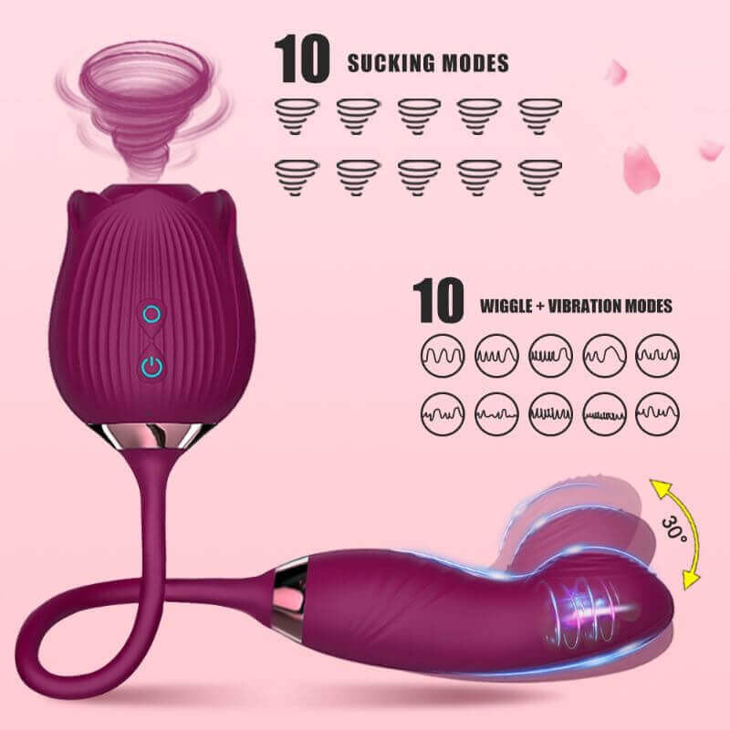 Rose Toy with Dildo for Women -Experience ultimate pleasure Rose Toy with Dildo for Women -Experience ultimate pleasure