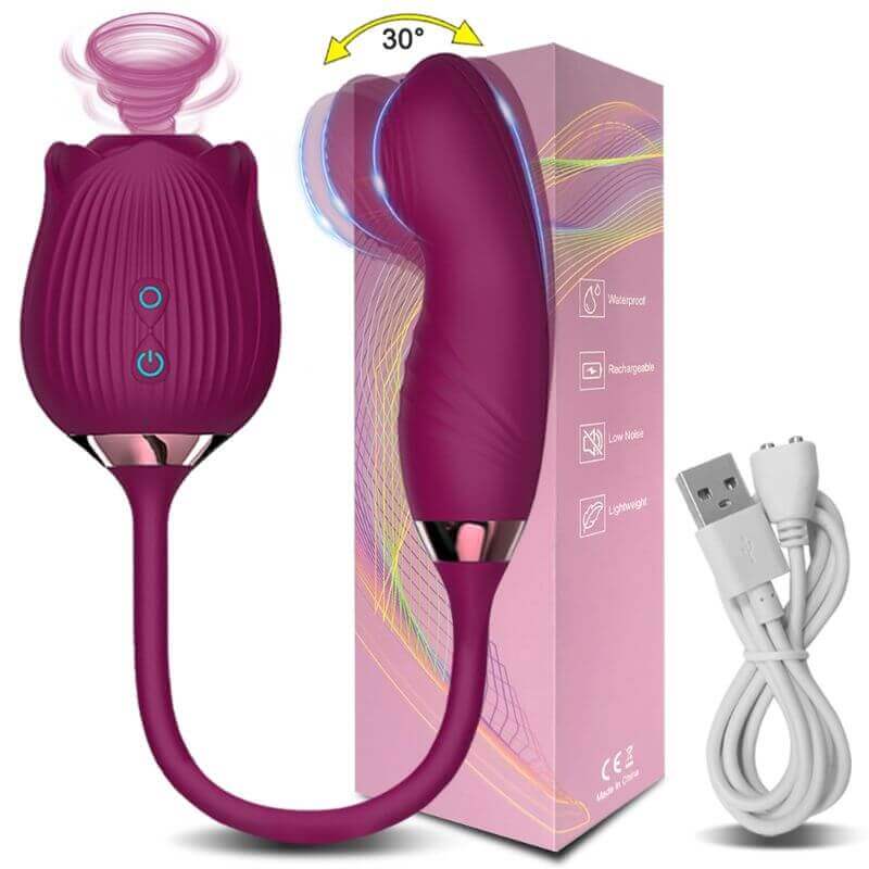 Rose toy with Dildo