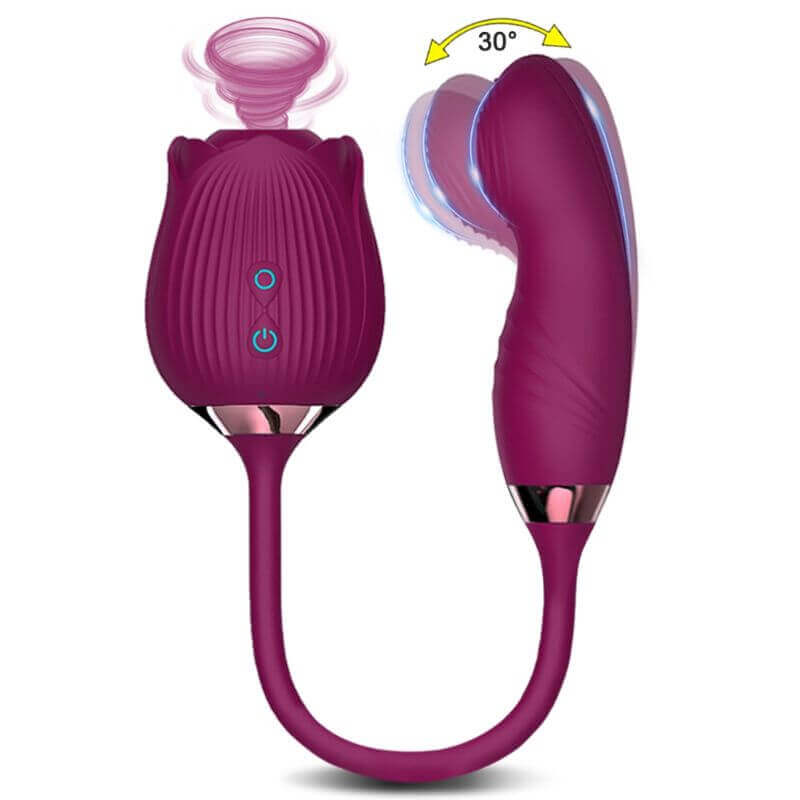 Rose toy with Dildo
